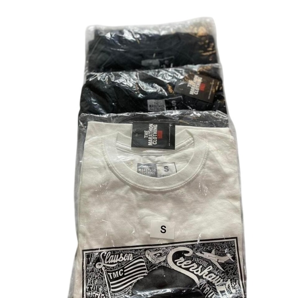 The Marathon Clothing TMC Crenshaw T-Shirt Bundle Nipsey Hussle 3 Pack Men Small